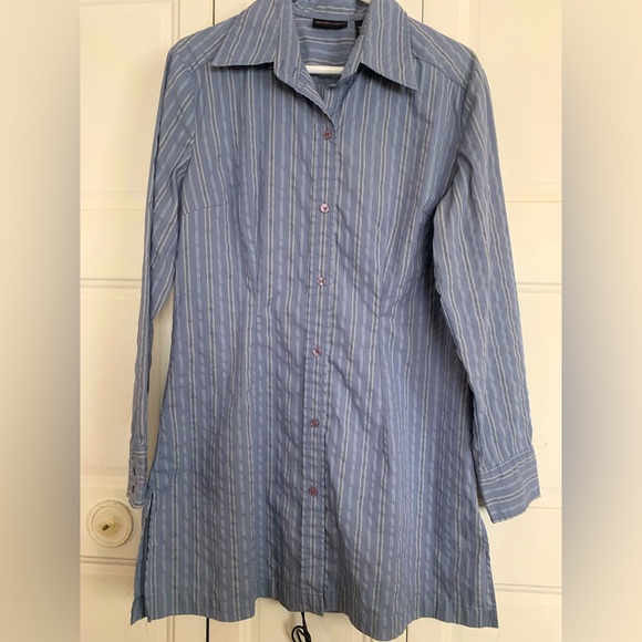 New York & Company Dresses & Skirts - New York & Company Long Sleeve Shirt Dress Sz Large